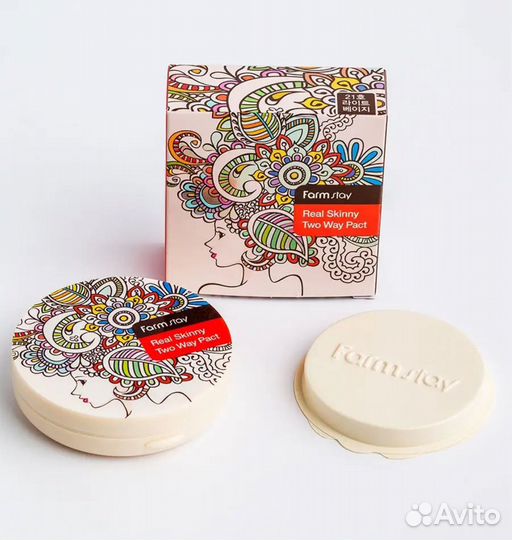 FarmStay Компактная крем-пудра (новая )