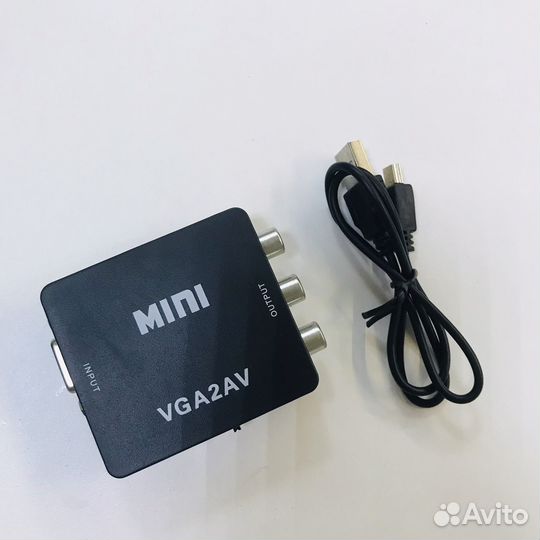 Конвертер с VGA на 3xRCA (1080P) H130