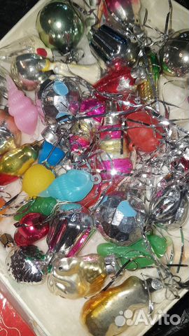 Елочные игрушки СССР Малютка полный набор