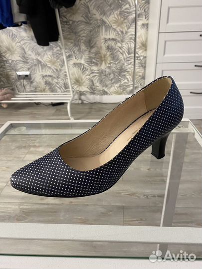 Туфли женские 39 размер синие Belwest