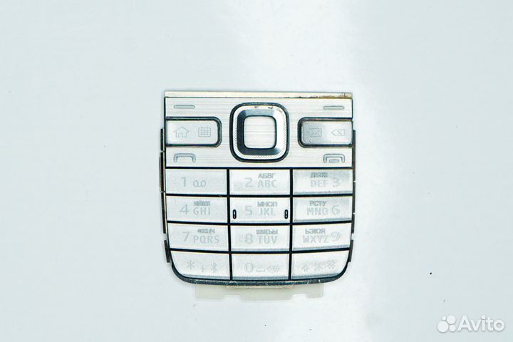 Клавиатура Nokia e52 silver с разбора б/у оригинал