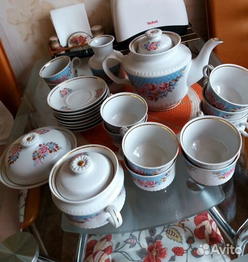 Чайный сервиз (неполный) Тернопольский фз СССР