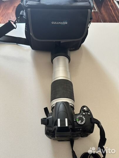 Nikon d5000 + объектив Cosina 100-300 + сумка