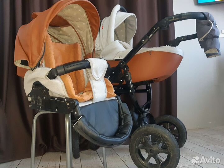 Детская коляска Tutek 2в1 люлька +прогулочный блок