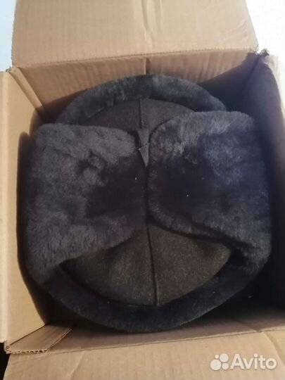 Шапка ушанка военная меховая