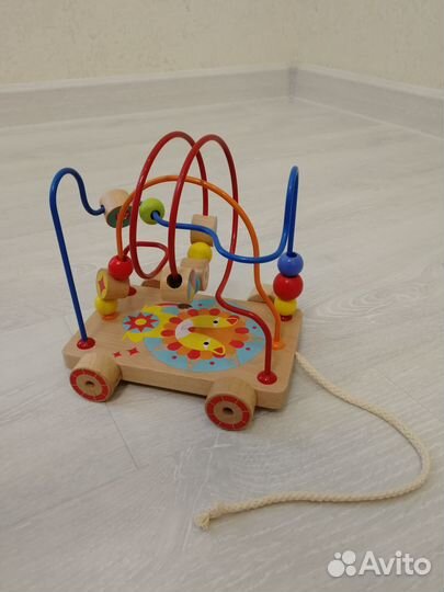 Развивающие игры для малышей из дерева