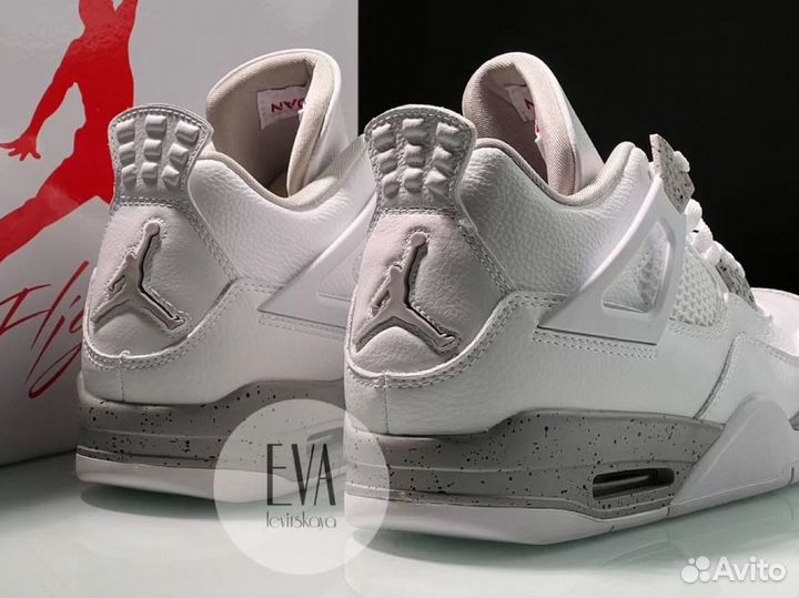 Кроссовки Nike Air Jordan 4 Retro 'White Oreo'
