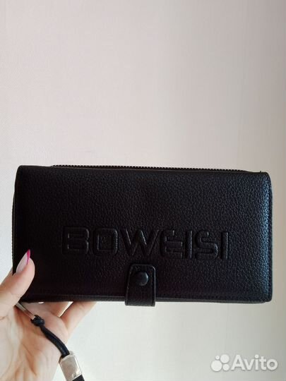 Кошелек мужской кожаный новый