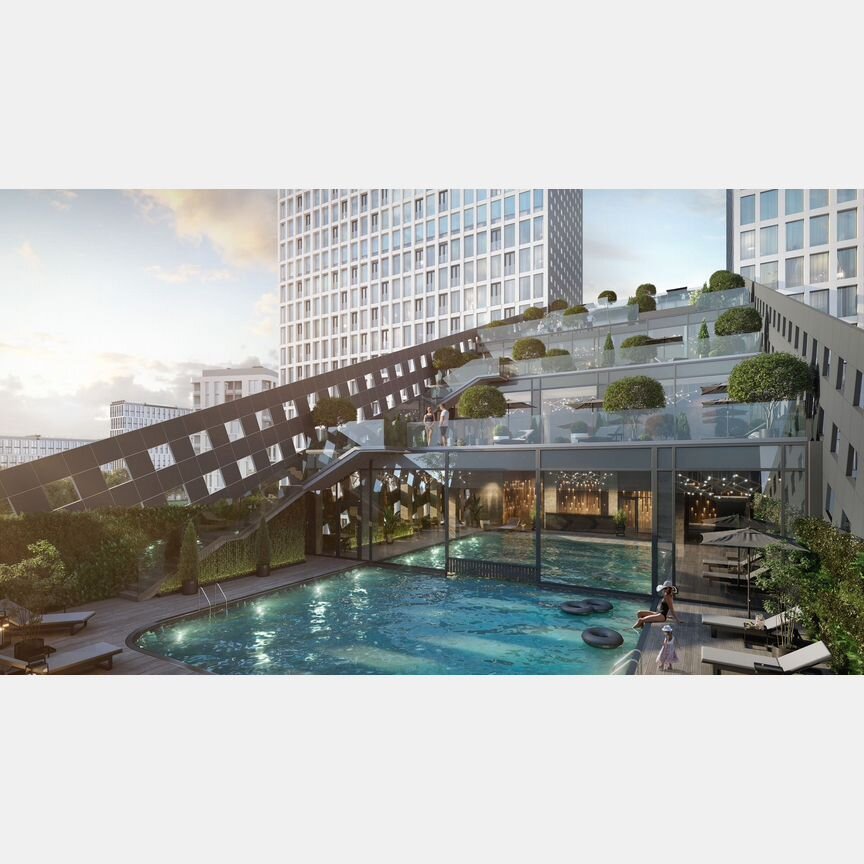 2-к. апартаменты, 56 м², 18/28 эт.