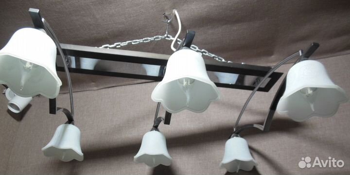 Люстра Элмастер 12010WI/6+WN+WT венге+хром