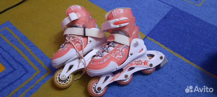 Роликовые коньки детские раздвижные