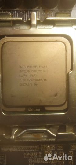 Комплект мать, проц, опера на ддр2