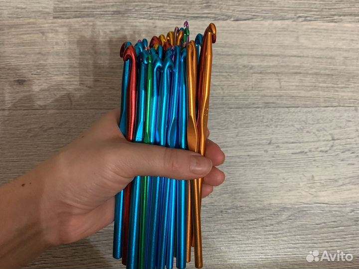 Крючок для вязания алюминиевый