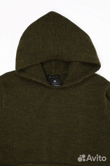 Джемпер Nigel Cabourn fisherman Army/Red