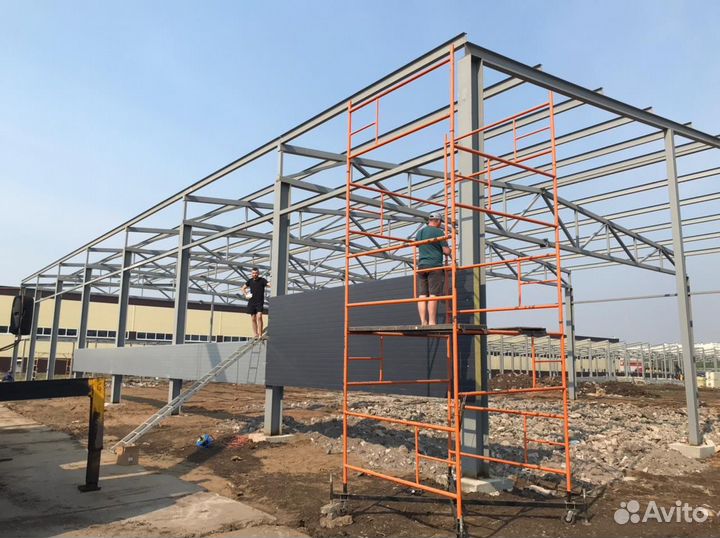 Монтаж сендвич панелей