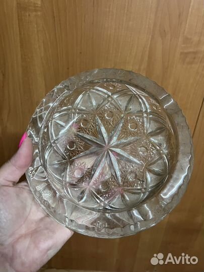 Хрустальная пепельница СССР