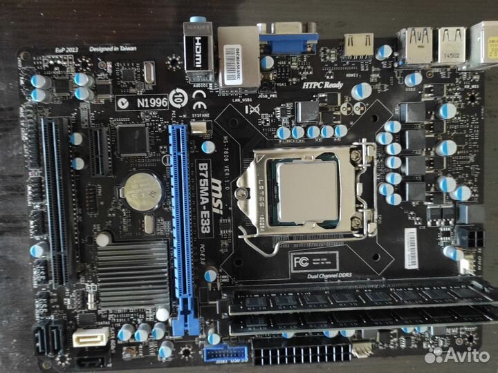 Материнская плата 1155 с процессором i5