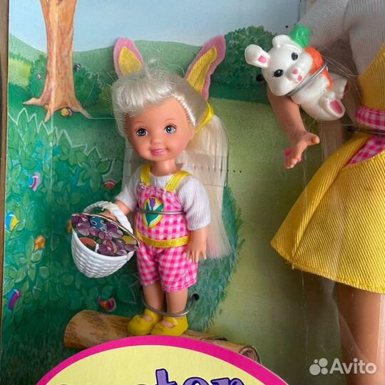 Куклы Барби и Келли Пасхальные Barbie Kelly Easter