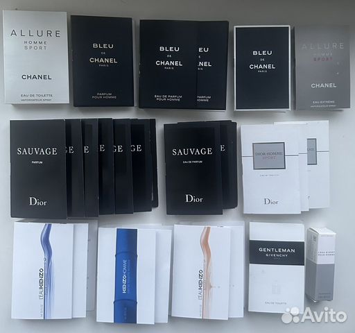 Пробники духов мужские