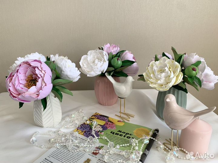 Цветы из полимерной глины