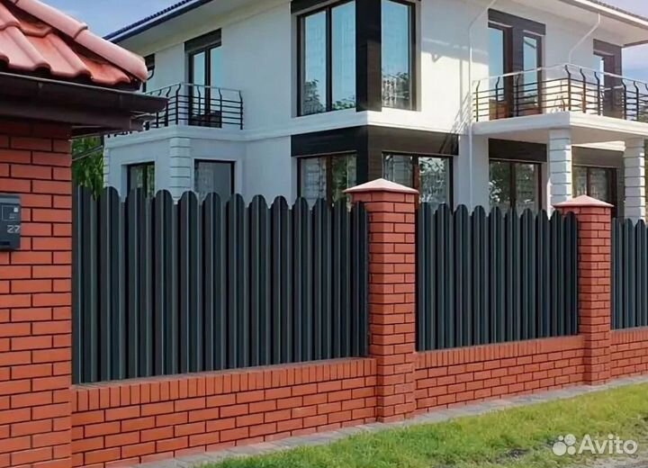 Забор металлический быстро