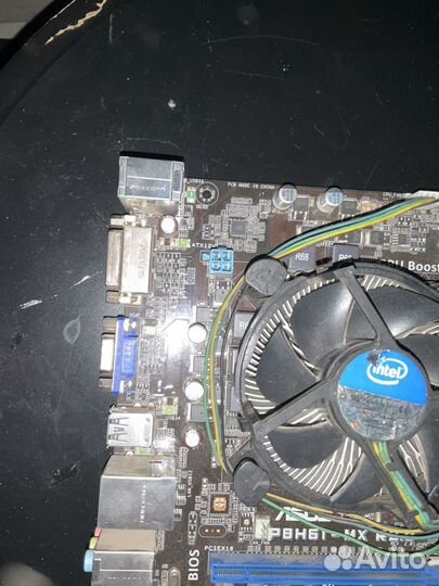 Материнская плата asus 1155