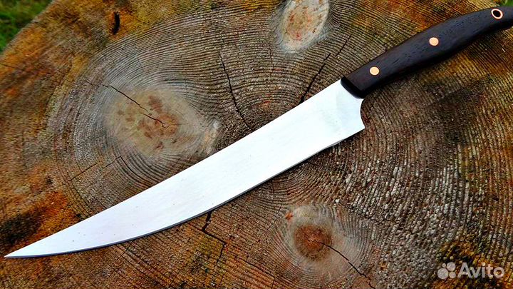 Кухонные Цельнометаллические ножи 110х18 Кованая