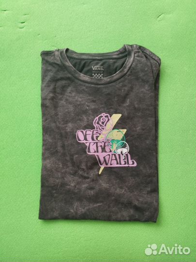 Футболка Vans серая пигмент L