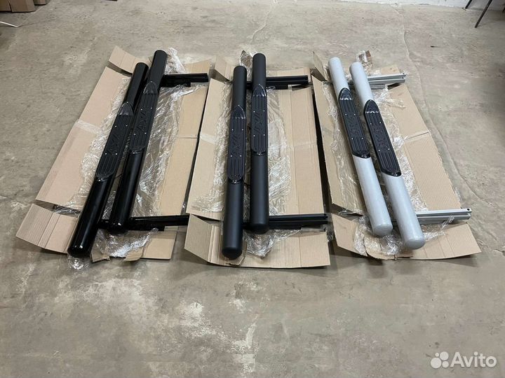 Пороги 21214 Нива Урбан труба 76мм с проступью