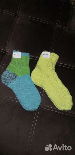 Вязаные носки