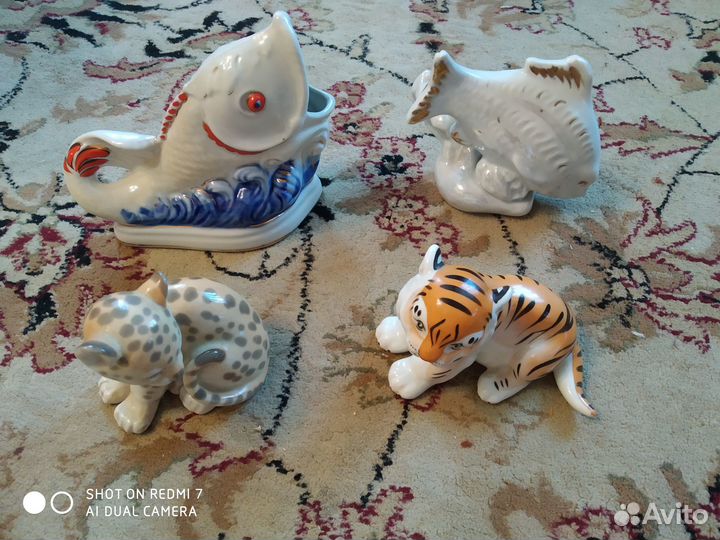 Статуэтки СССР одним лотом, 4 штуки