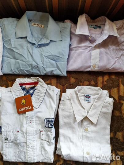 Рубашки школьные 164 см