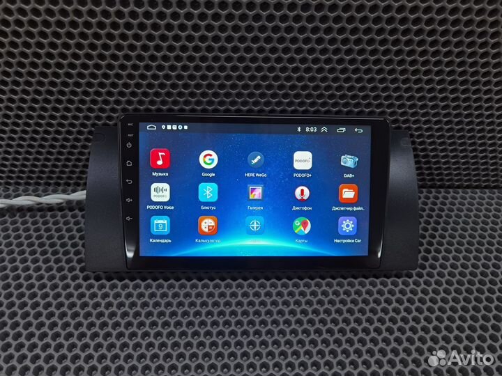 Магнитола BMW X5 5 e53 e39 Android IPS экран новая