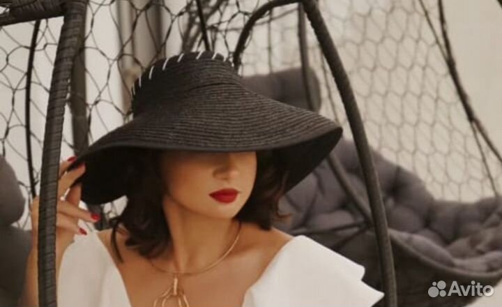 Шляпа женская пляжная