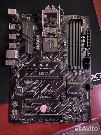 Материнская плата gigabyte z370p d3