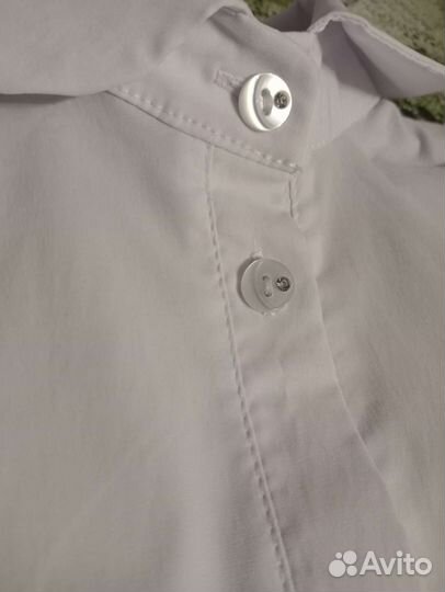 Рубашка белая на девочку, 34