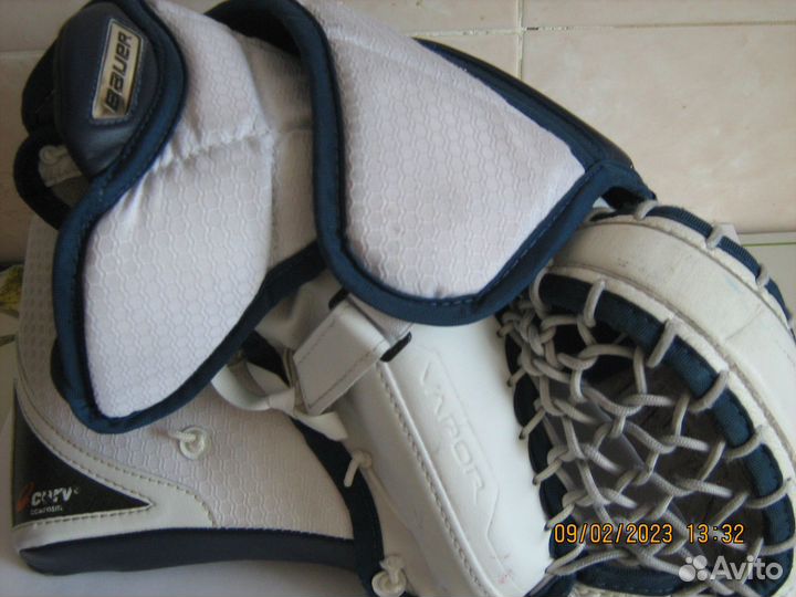 Блин, ловушка хоккейного вратаря bauer vapor 2X SR