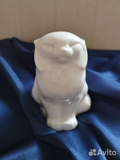 Дикий кот манул, фарфор. Редкий раскрас