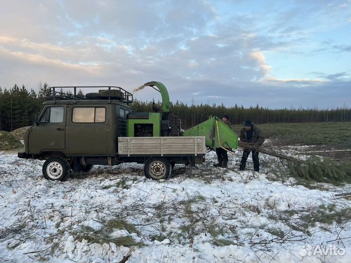 Аренда дробилки древесины, измельчитель веток