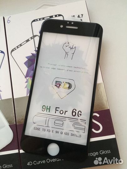 5Д стекла на айфоны