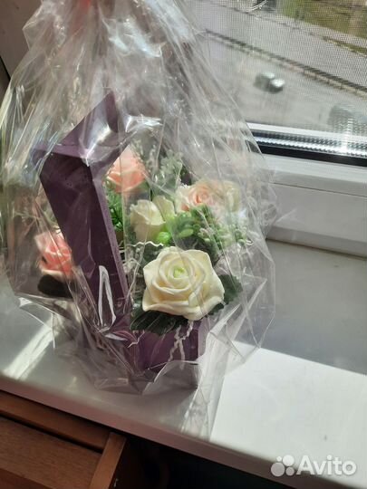 Мыльные розы.ручная работа