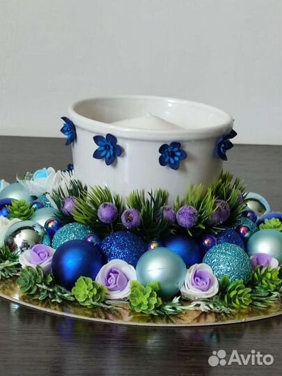 Подсвечник праздничный-подарочный