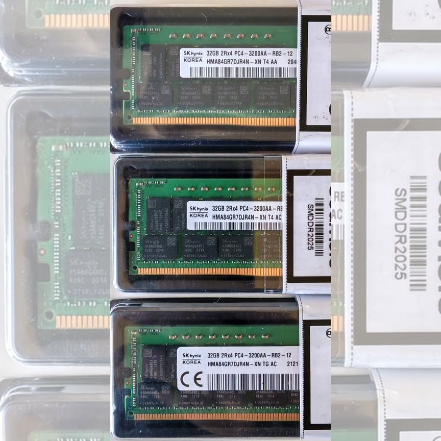 [HMA84GR7DJR4N-XN] Rdimm Ecc 32gb 3200 Hynix Юрлицам Hma84gr7djr4n-Xn