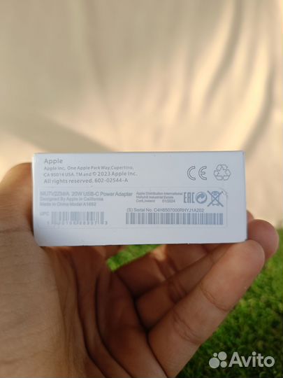 Блок питания apple 20w оригинал