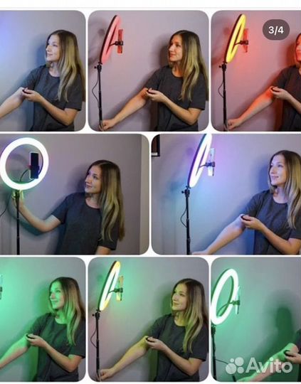 Кольцевая лампа 36 см