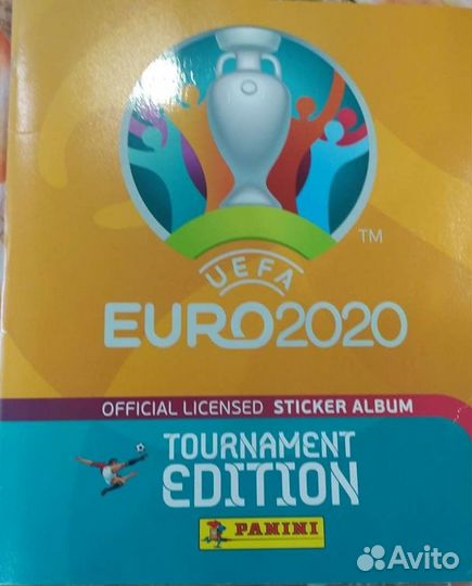 Наклейки panini евро 2020