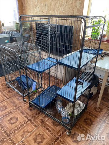 Клетки для крысиков, шиншилл, хорьков и кроликов