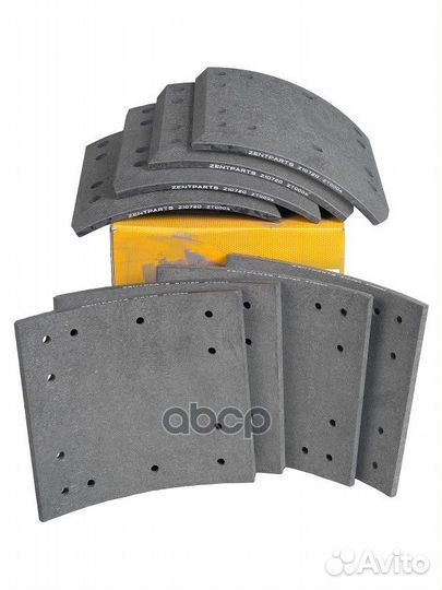 Накладки тормозные 1-рем. 19036 (419x178) (С