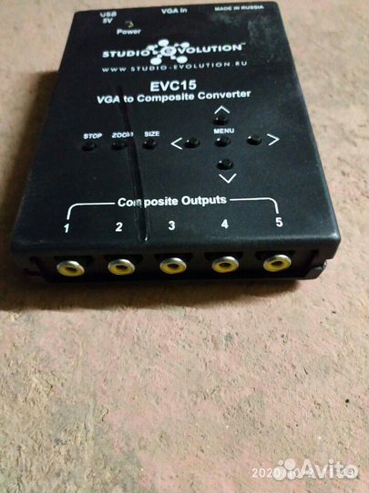 Конвертер evс15 для караоке Evolution.Vga -5rca