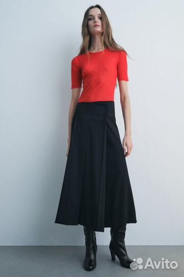 Футболка Zara из шерсти